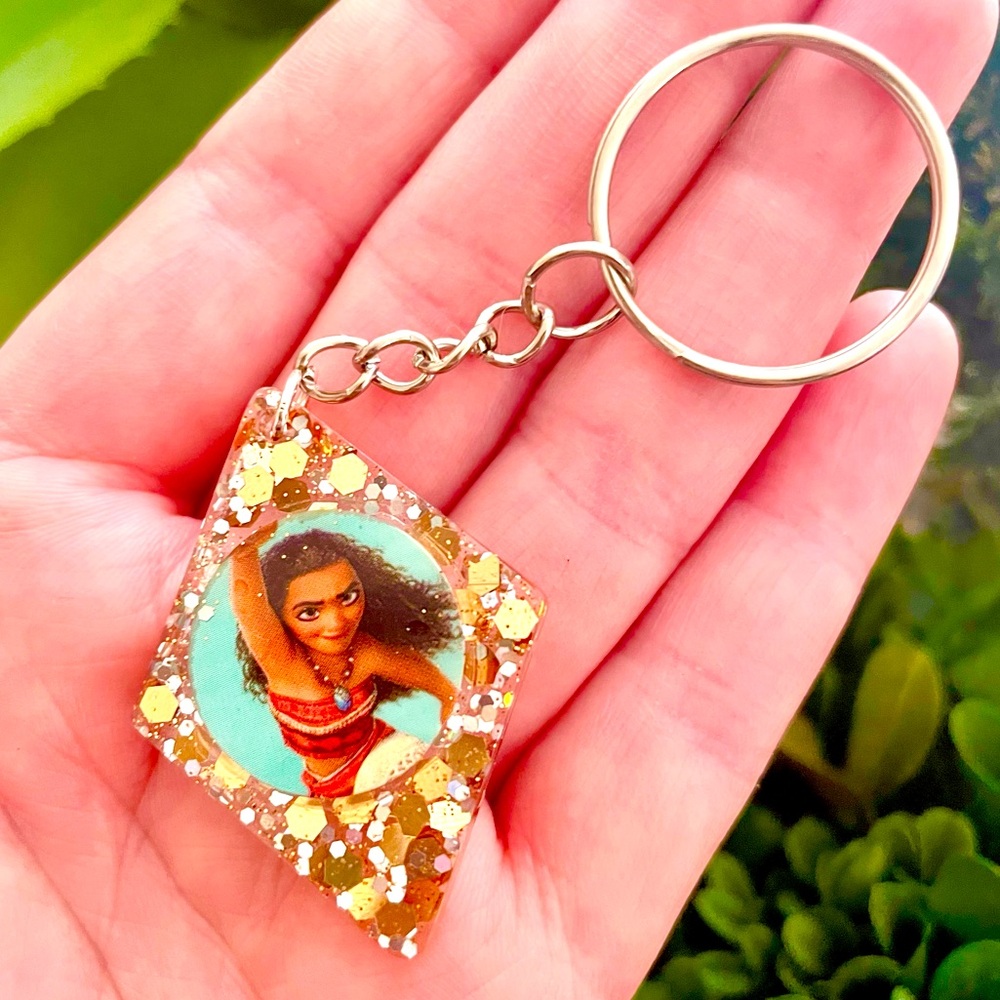 Moana Acrylic Keychain
